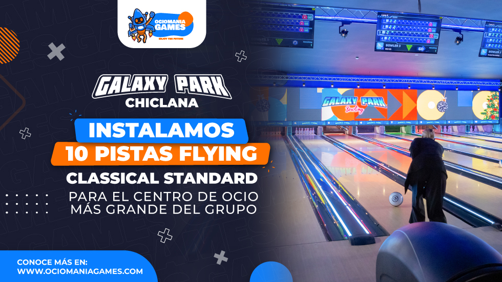 10 pistas Flying Classical Standard para el nuevo centro Galaxy Park Chiclana
