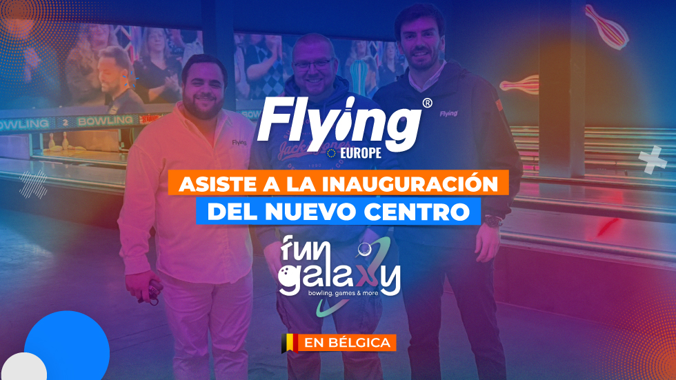 Flying Bowling asiste a la inauguración del nuevo centro Fun Galaxy en Bélgica 