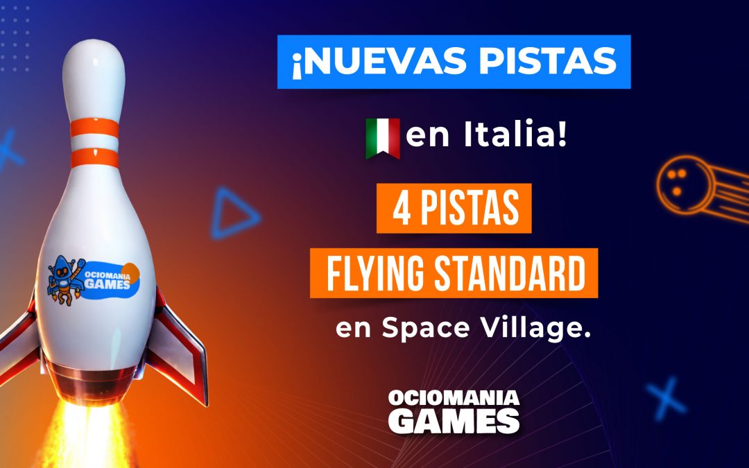Flying Bowling instala 4 nuevas pistas en Space Village, Avezzano 